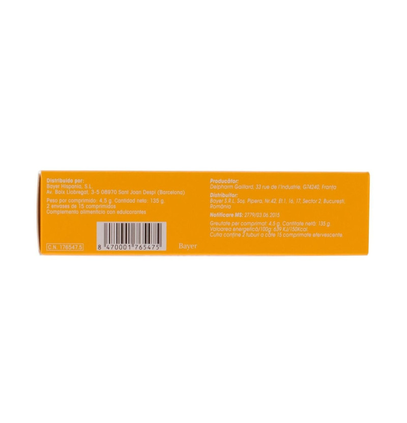 Redoxon Vit C (30 Comprimidos Efervescentes Sabor Naranja) - Bayer