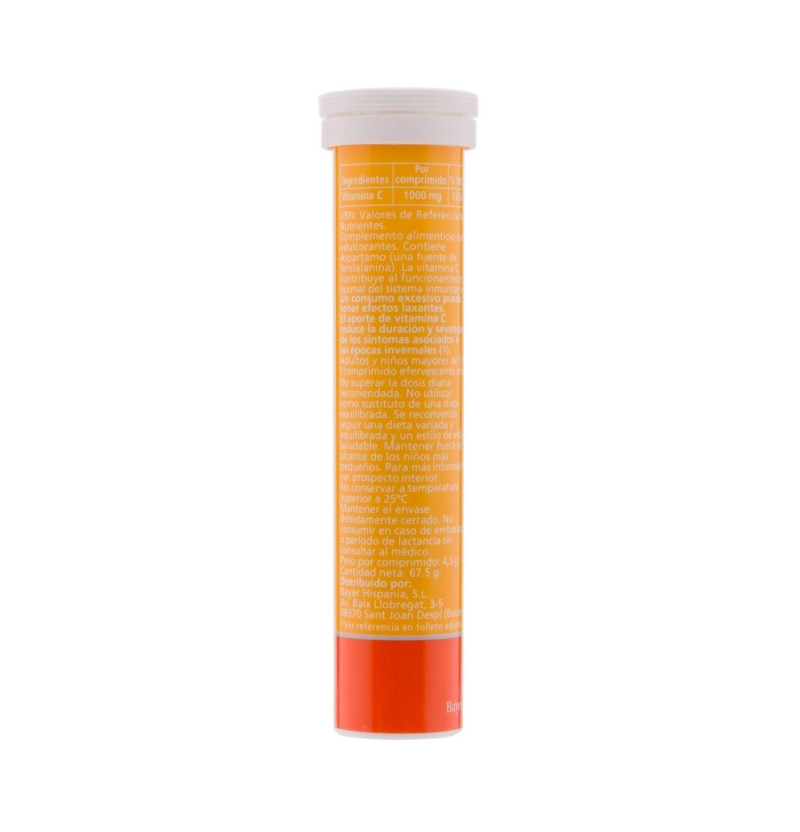Redoxon Vit C (30 Comprimidos Efervescentes Sabor Naranja) - Bayer