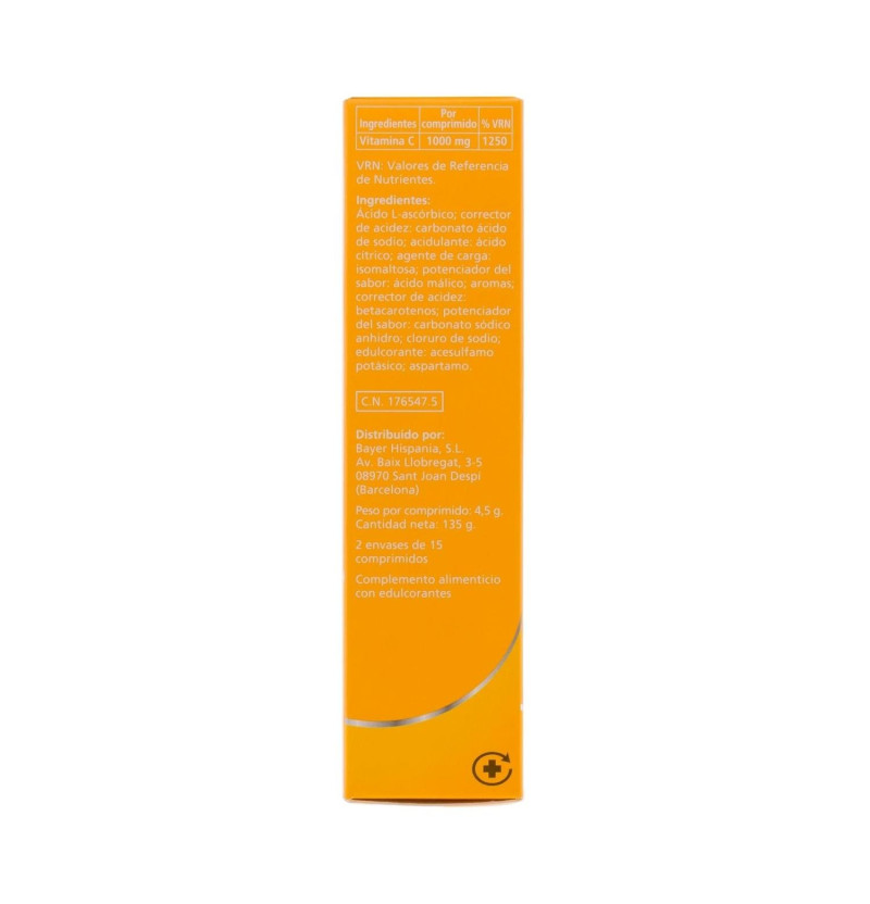 Redoxon Vit C (30 Comprimidos Efervescentes Sabor Naranja) - Bayer