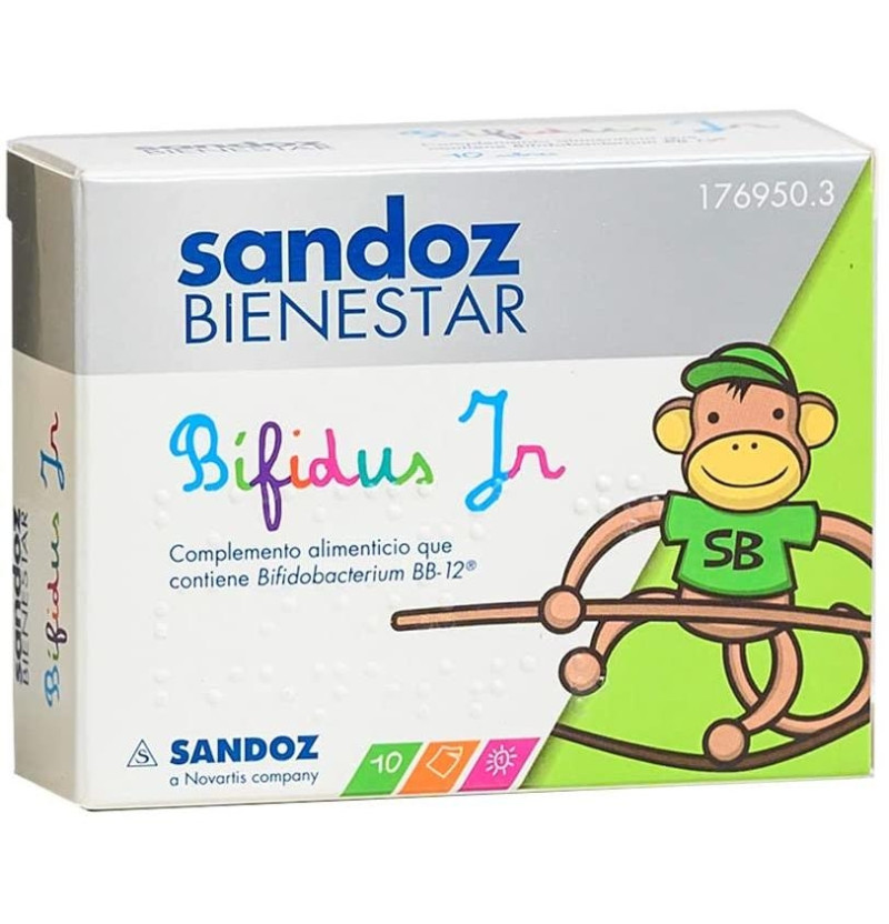 Sandoz Bienestar Bifidus Jr Monodosis (10 Sobres) - Sandoz Farmacéutica