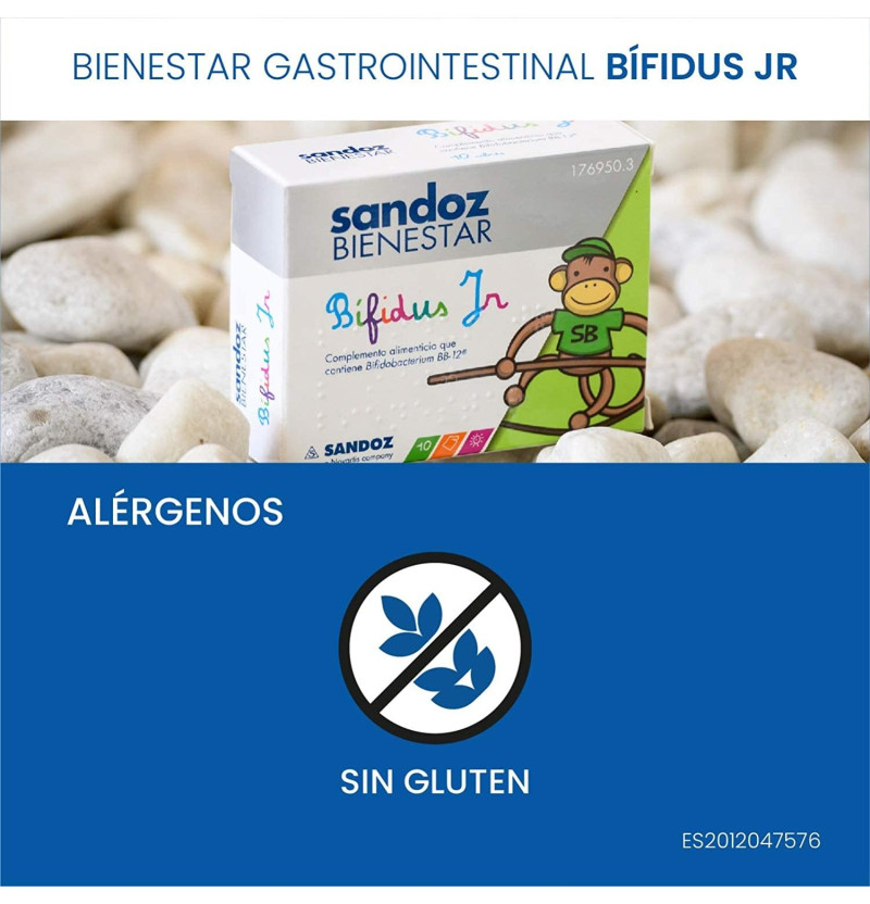 Sandoz Bienestar Bifidus Jr Monodosis (10 Sobres) - Sandoz Farmacéutica