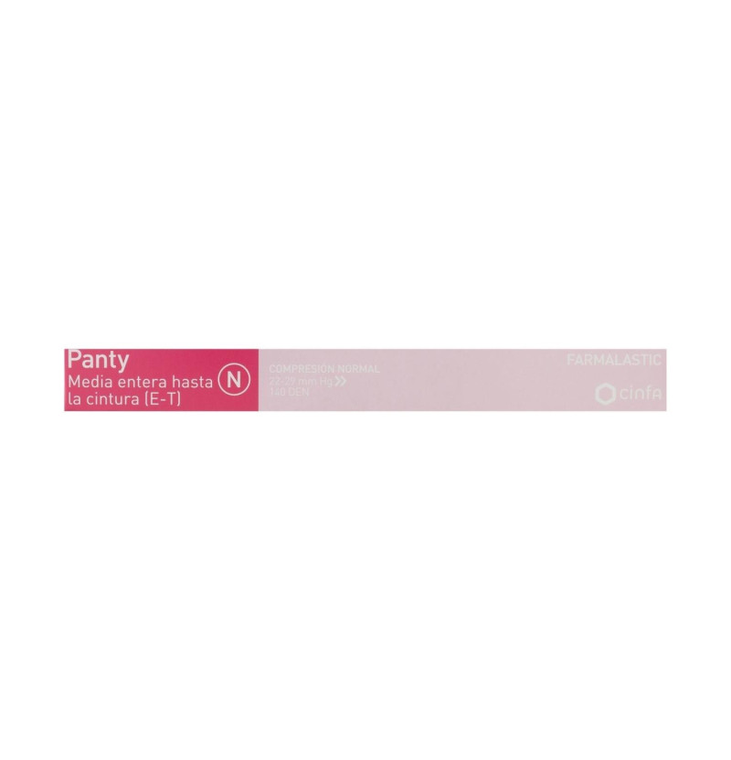 Panty Compresion Normal 140 Den - Farmalastic (talla Pequeña Color Negro) - Cinfa S a