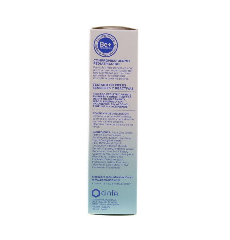 Be+ Pediatrics Pasta Al Agua Cambio De Pañal (1 Envase 75 Ml)