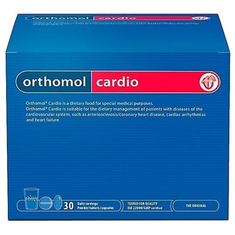 Orthomol Cardio Micronutrientes 30 Raciones - Orthomol