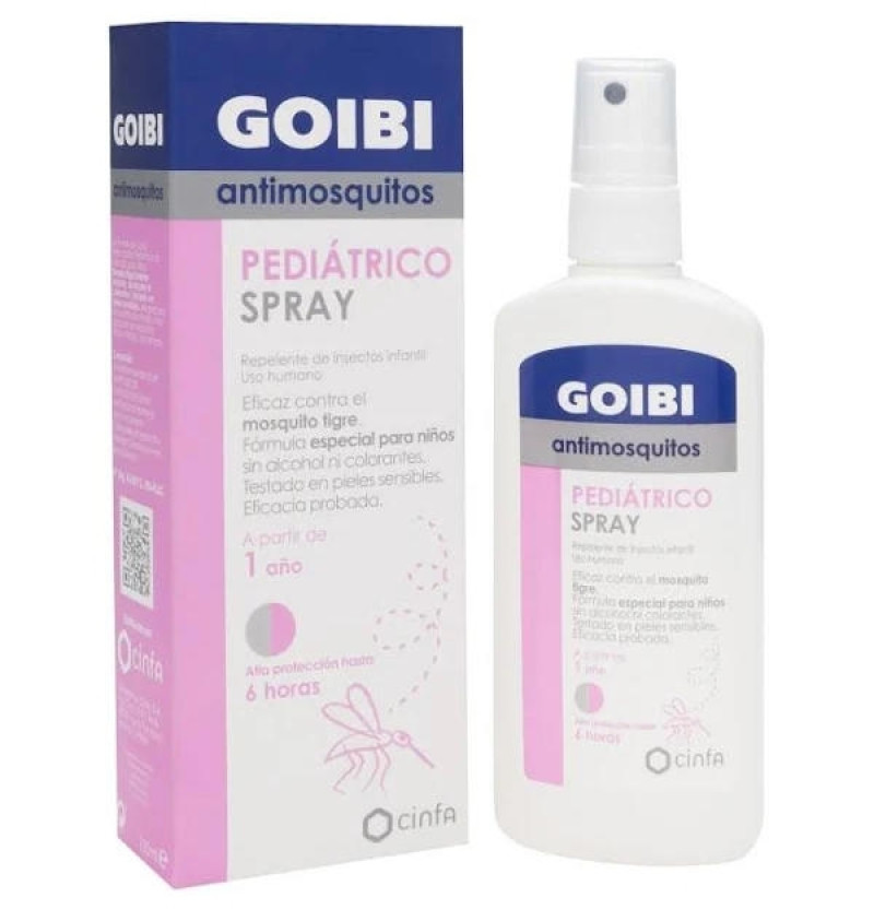 Goibi Antimosquitos Pediátricoo - Repelente (1 Spray 100 ml) - Cinfa S a