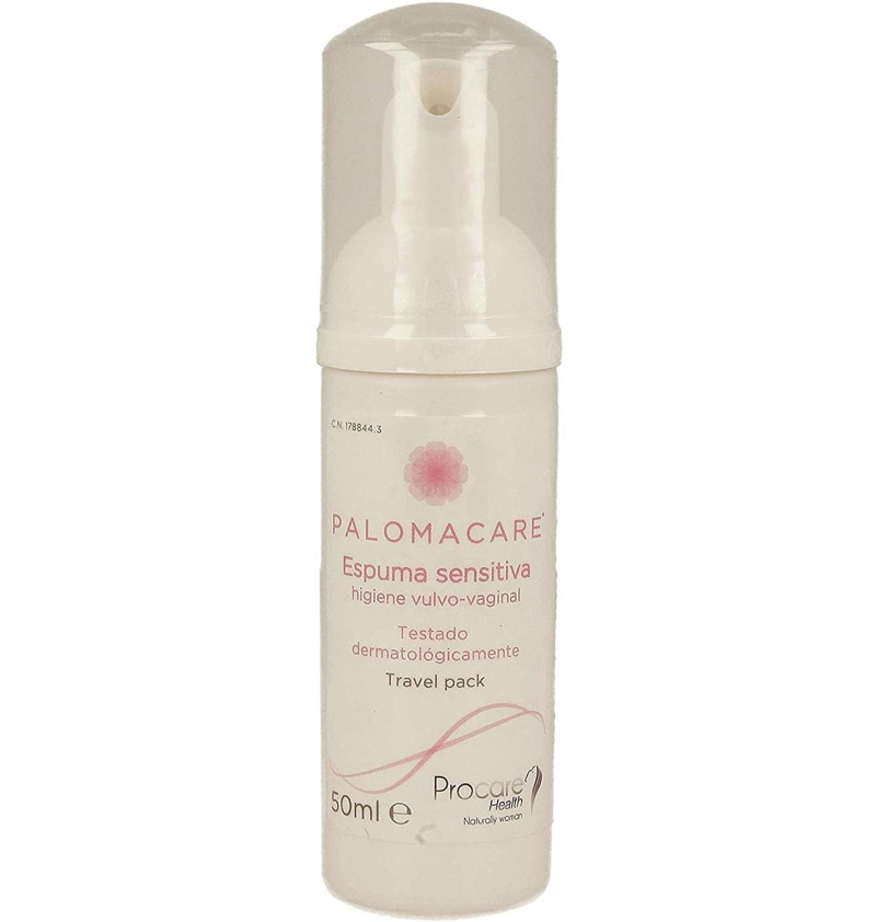 Palomacare Espuma Sensitiva Lavado Vulvovaginal (1 Envase 50 ml Travel Pack) - Procare Health