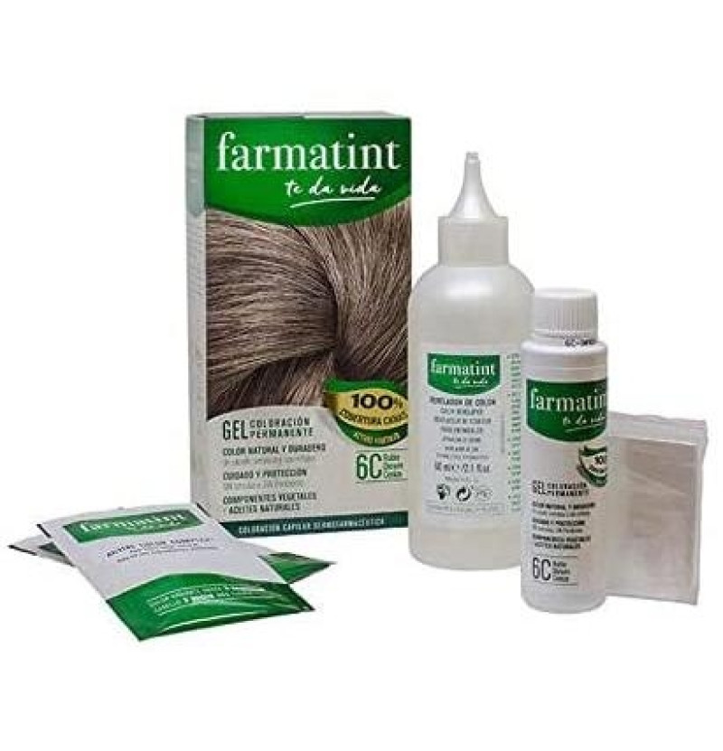 Farmatint (1 Envase 135 ml Tono Rubio Oscuro Ceniza) - Perrigo