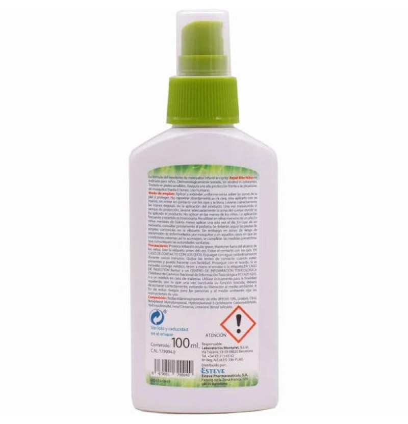 Repel Bite Niños Spray Repelente (100 ml) - Esteve Laboratorios S.a