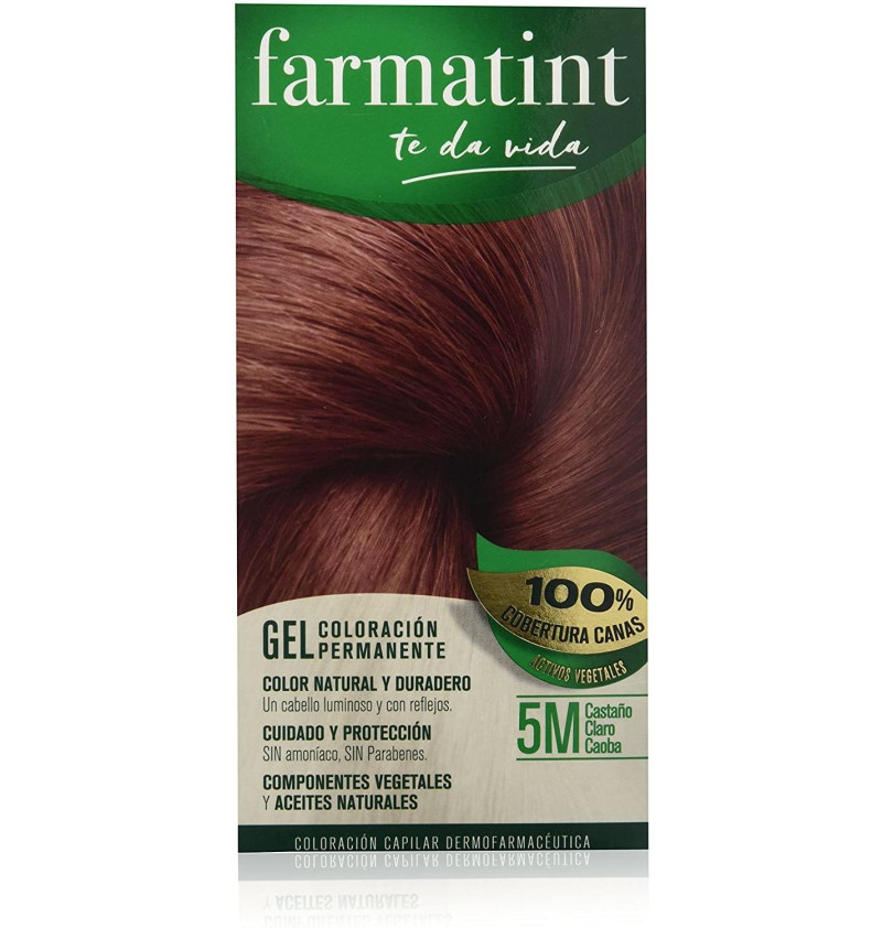 Farmatint (1 Envase 135 ml Tono Castaño Claro Caoba) - Perrigo