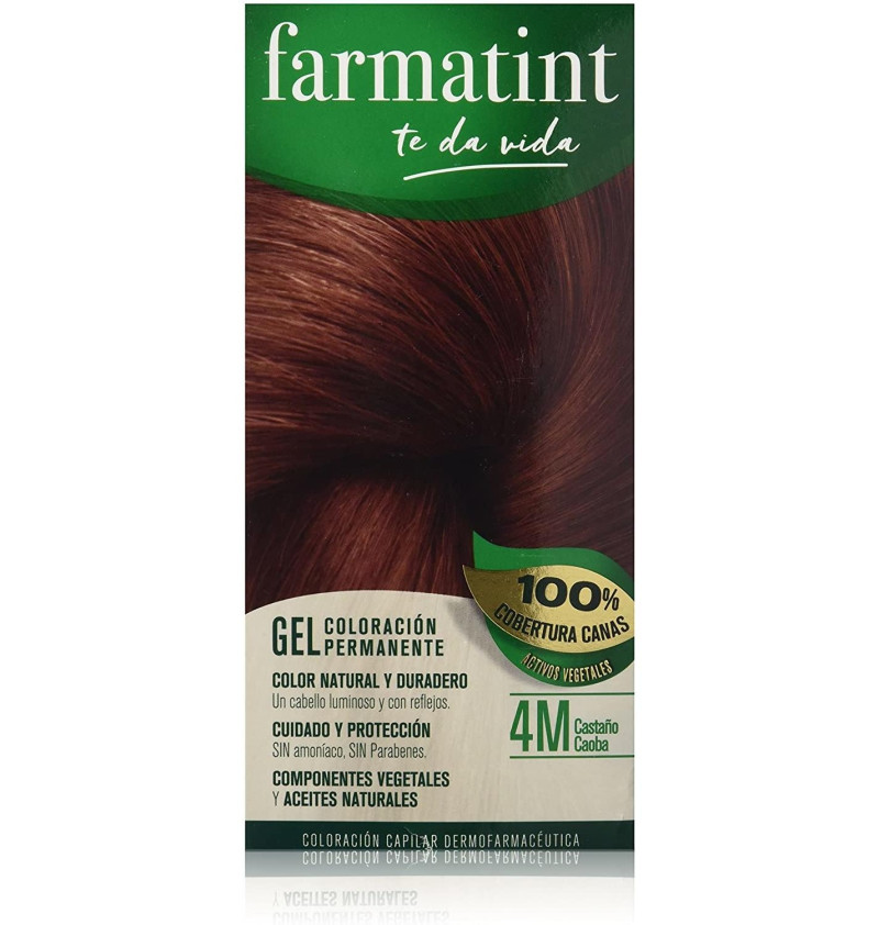 Farmatint (1 Envase 135 ml Tono Castaño Caoba) - Perrigo