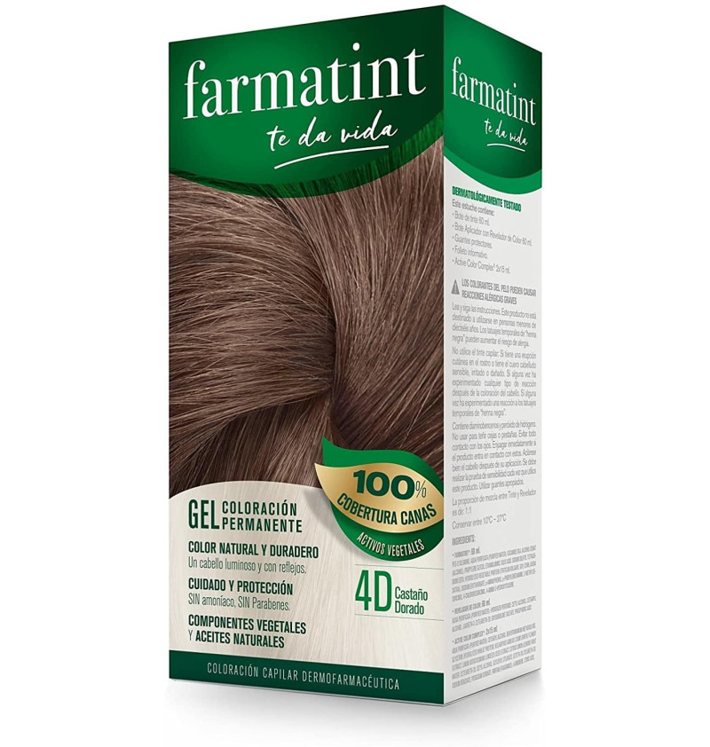 Farmatint (1 Envase 135 ml Tono Castaño Dorado) - Perrigo