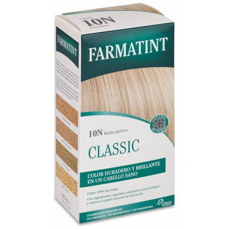 Gel Coloración Permanente 10n - Rubio Platino 5 u - Farmatint