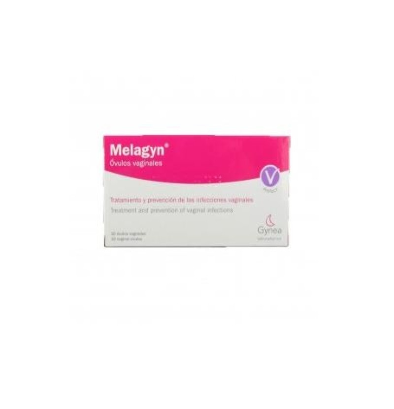 Melagyn Ovulos Vaginales (10 Ovulos) - Sin Marca