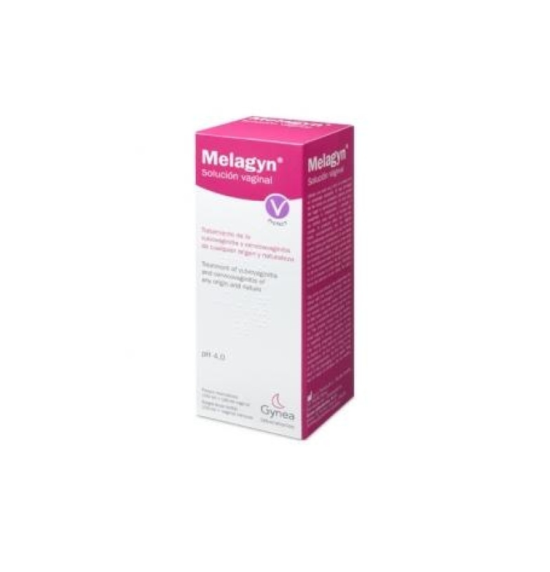 Melagyn Solución Vaginal (1 Frasco 100 ml + Canula Vaginal) - Sin Marca