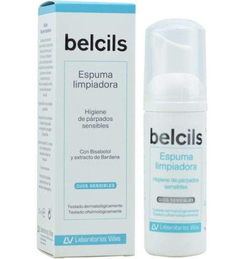 Belcils Espuma Limpiadora Parpados y Pestañas (1 Envase 50 ml) - Laboratorios Viñas, S.a
