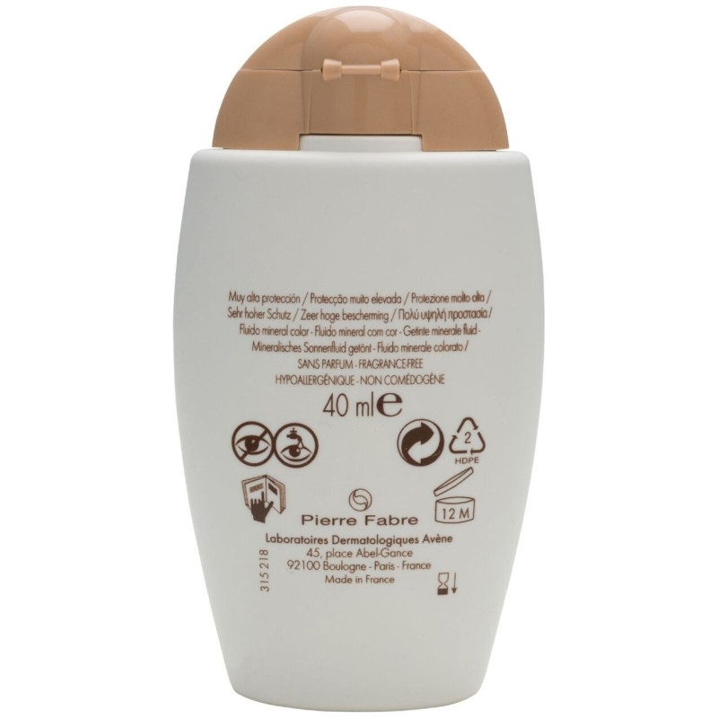Avène Solar Fluido Mineral Color spf50+ 40ml - Avene