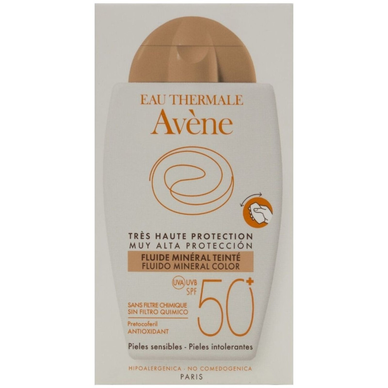 Avène Solar Fluido Mineral Color spf50+ 40ml - Avene