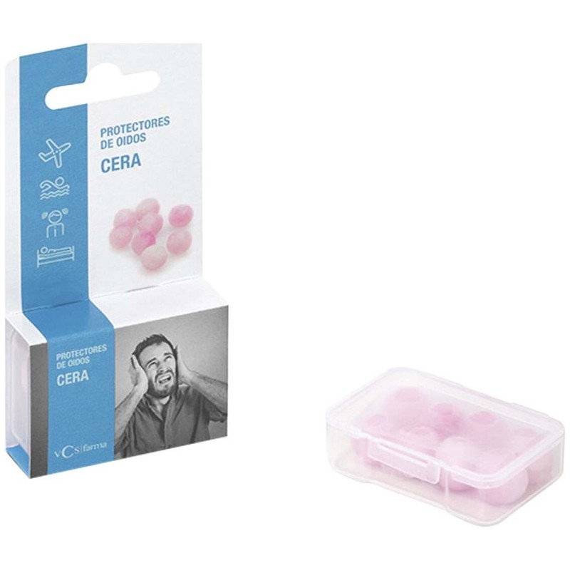 Vcs Tapones de Oídos de Cera, 8 Uds - Vcsfarma