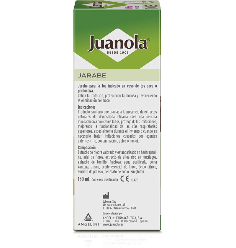 Juanola Tos Jarabe Niños (1 Envase 150 ml) - Farmaceutica Angelini S.a