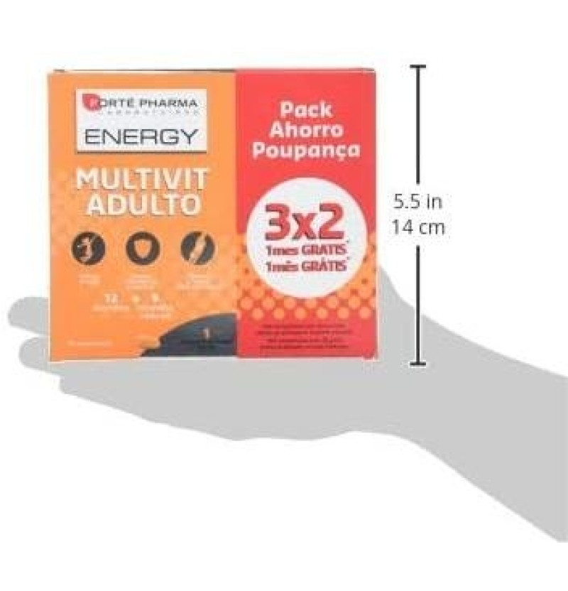 Multivit Adulto (84 Comprimidos Masticables) - Forté Pharma