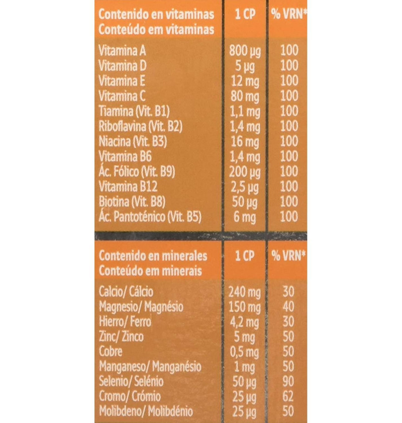 Multivit Adulto (84 Comprimidos Masticables) - Forté Pharma