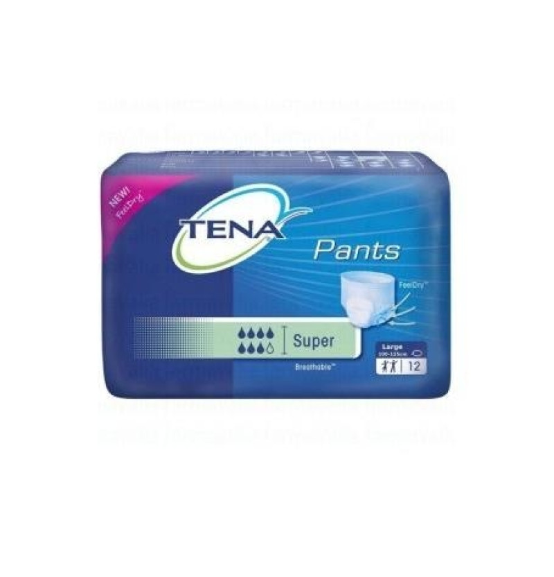 Absorb Inc Orina Ligera - Tena Pants Super (t - Gde 12 U) - Sca Hygiene Products