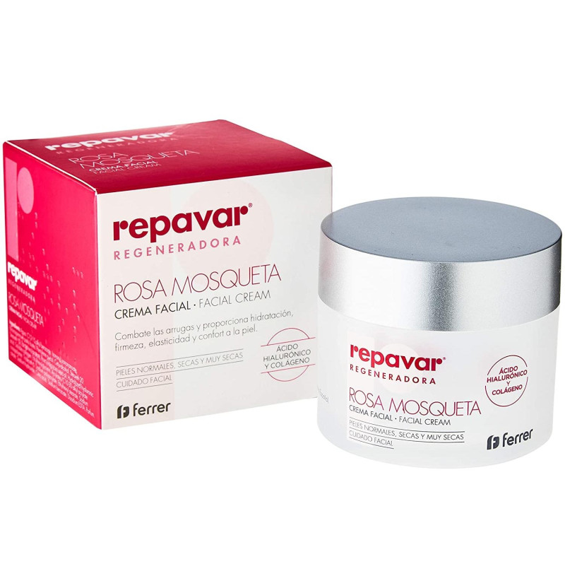 Repavar Regeneradora Crema Facial (1 Envase 50 ml) - Ferrer