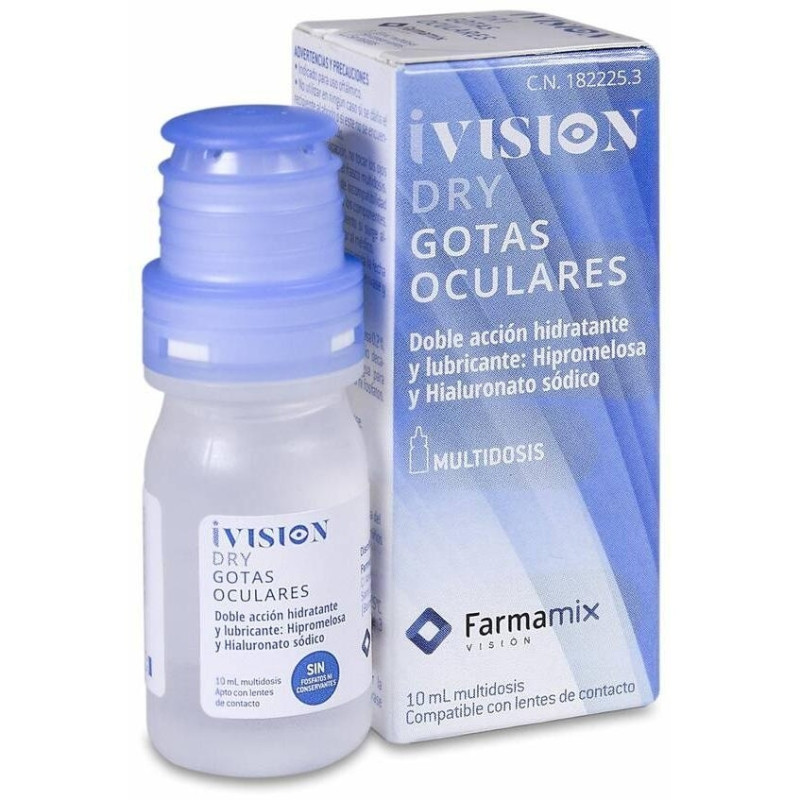 Dry Gotas Oculares 10ml Farmam - Ivision