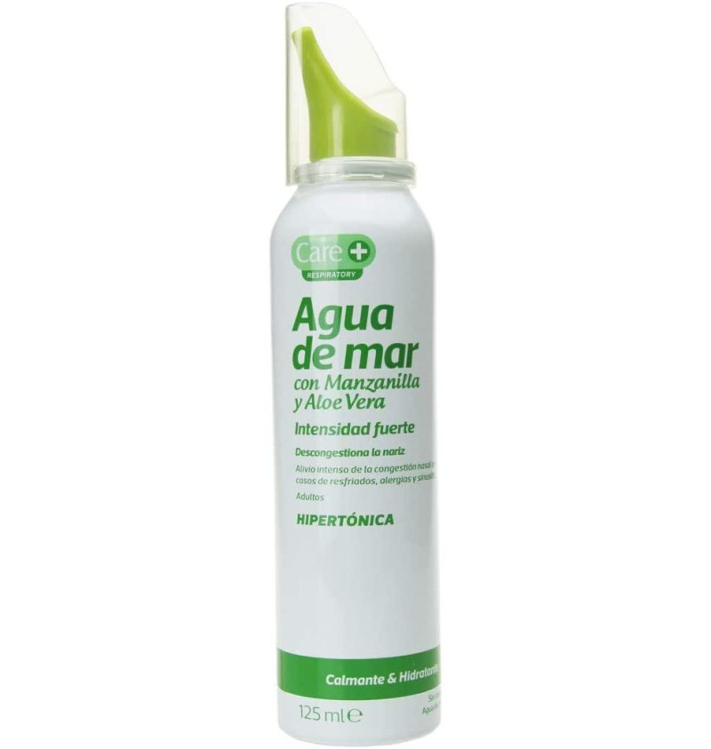 Care+ Agua De Mar Manzanilla Y Aloe Vera - Intensidad Fuerte (125 Ml)