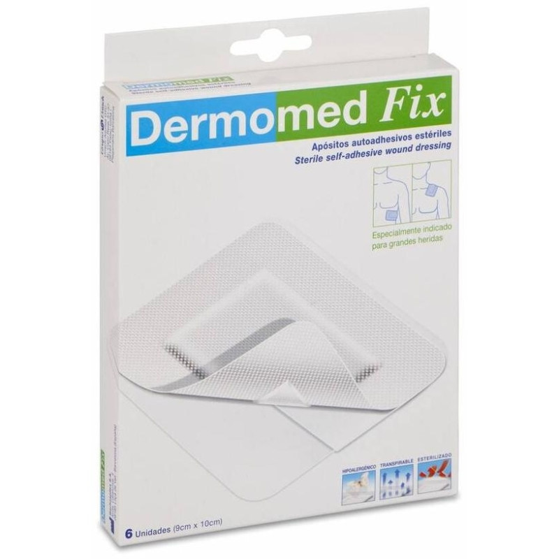 Fix Apósito Estéril Autoadh 9 cm X 10 Cm, 6 Uds - Dermomed