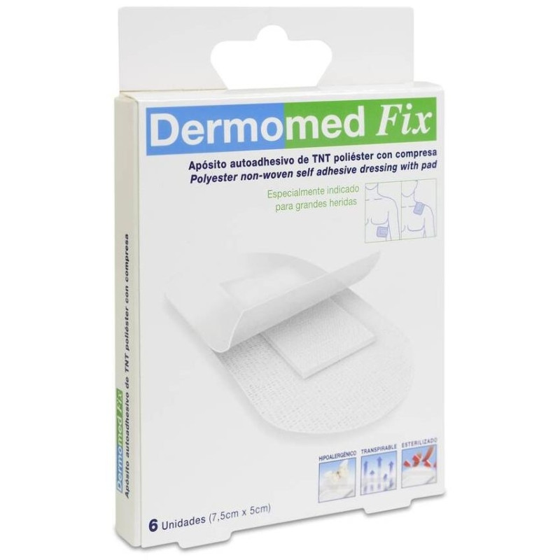 Fix Apósito Estéril Autoadh 9 cm X 5 Cm, 6 Uds - Dermomed