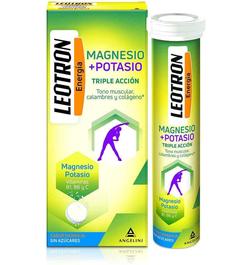 Leotron Magnesio + Potasio (30 Comprimidos Efervescentes)