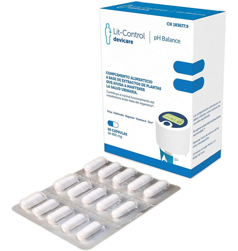 Lit - Control Ph Balance (60 Cápsulas) - Devicare