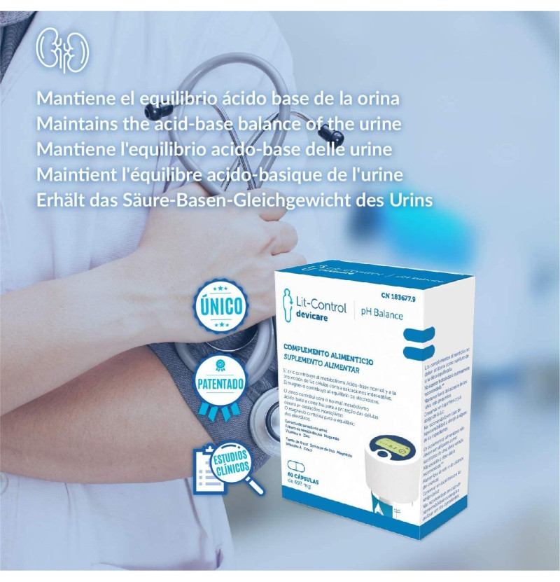 Lit - Control Ph Balance (60 Cápsulas) - Devicare