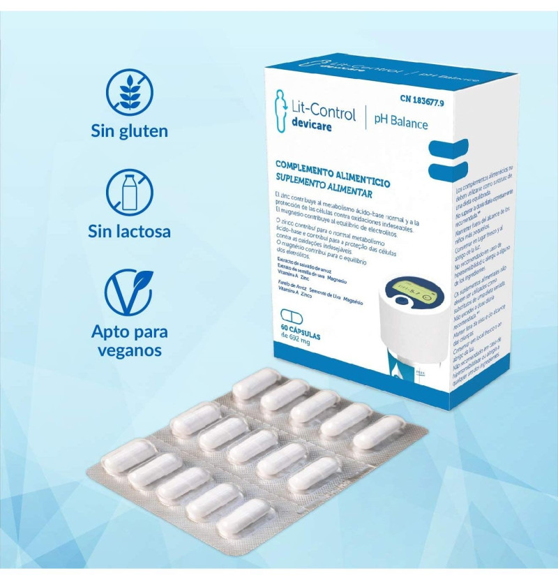 Lit - Control Ph Balance (60 Cápsulas) - Devicare