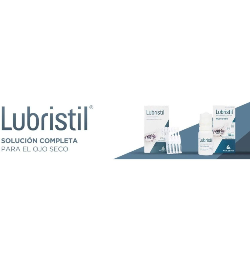 Lubristil Solución Oftalmica Lubricante (1 Envase Multidosis 10 ml) - Farmaceutica Angelini S.a
