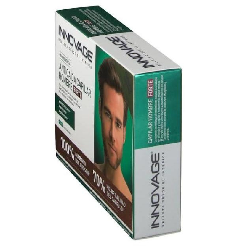 Innovage Anticaida Capilar Hombre Forte (2 Envases 30 Cápsulas) - Uriach-aquilea Otc S.l