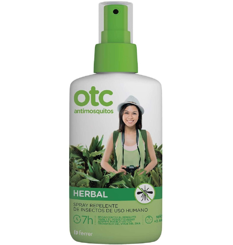 Otc Antimosquitos Herbal Spray - Repelente de Insectos Uso Humano (100 ml) - Ferrer