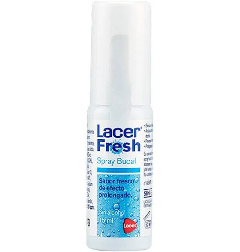 Lacer Fresh Frescor Prolongado Spray Bucal (1 Envase 15 ml) - Lacer Laboratorios Sa