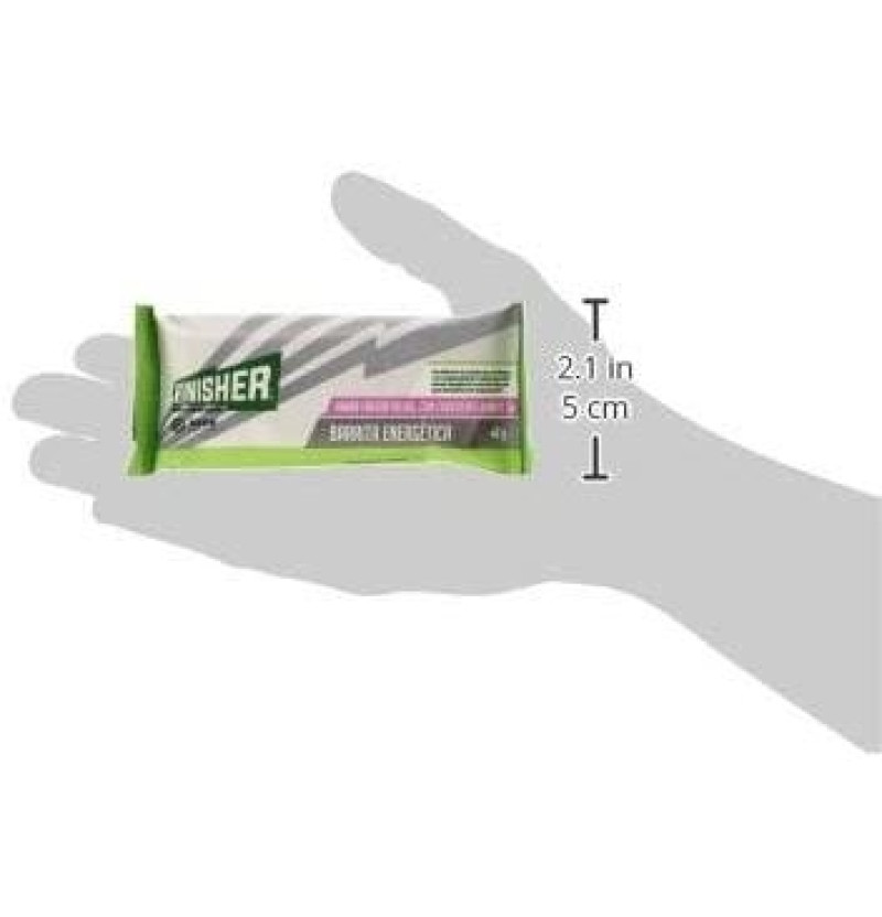 Finisher Barritas Energeticas - Frutos Rojos con Chocolate Blanco (20 Barritas) - Kern Pharma