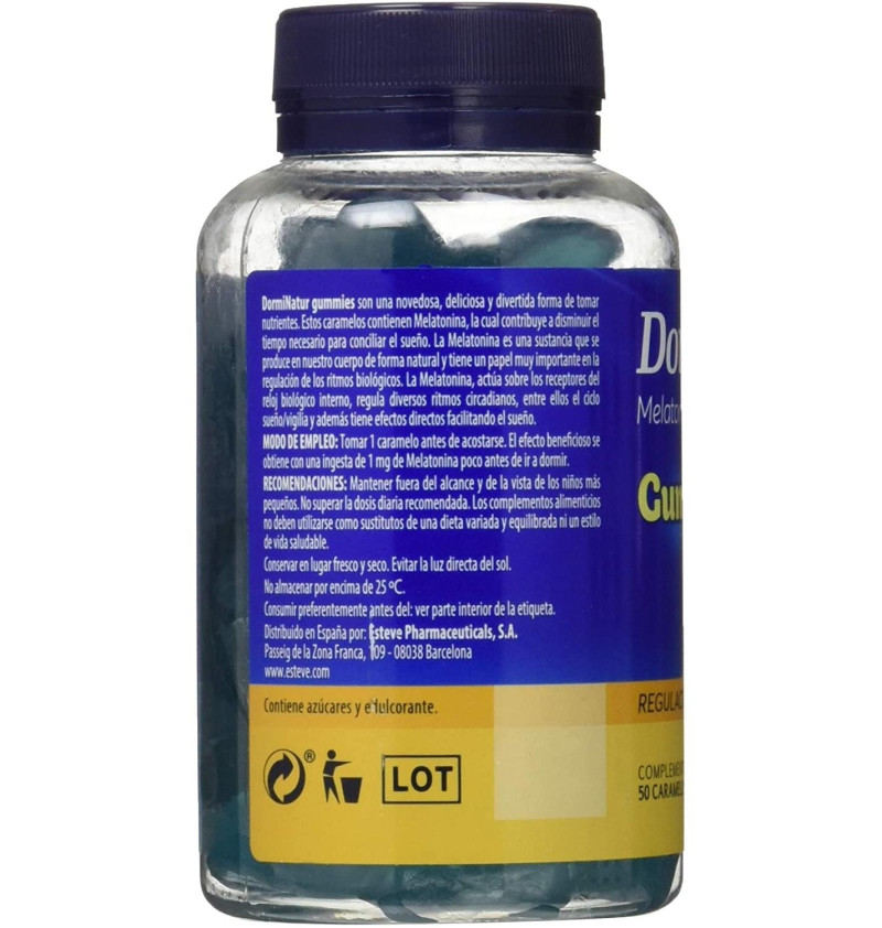 Dorminatur Gummies (50 Caramelos de Goma) - Esteve Laboratorios S.a