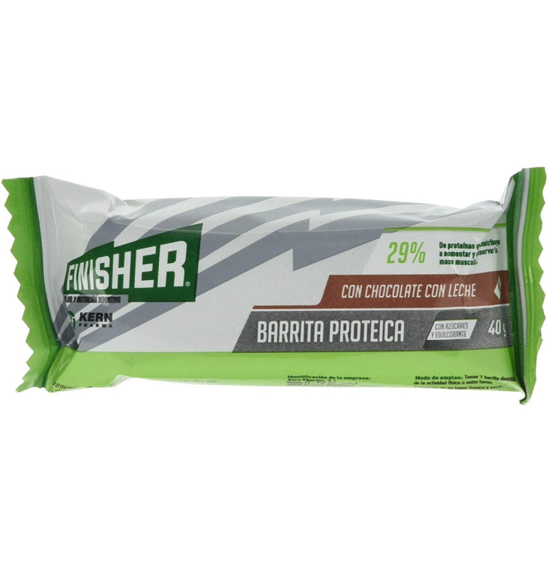 Finisher Barritas Proteicas - Chocolate con Leche (20 Barritas) - Kern Pharma