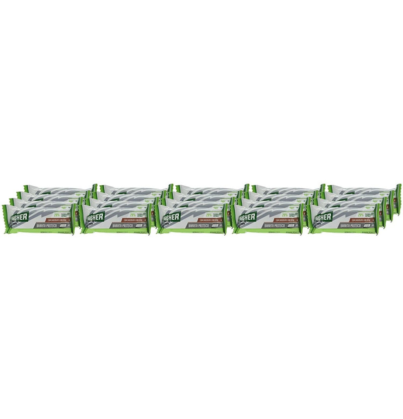 Finisher Barritas Proteicas - Chocolate con Leche (20 Barritas) - Kern Pharma