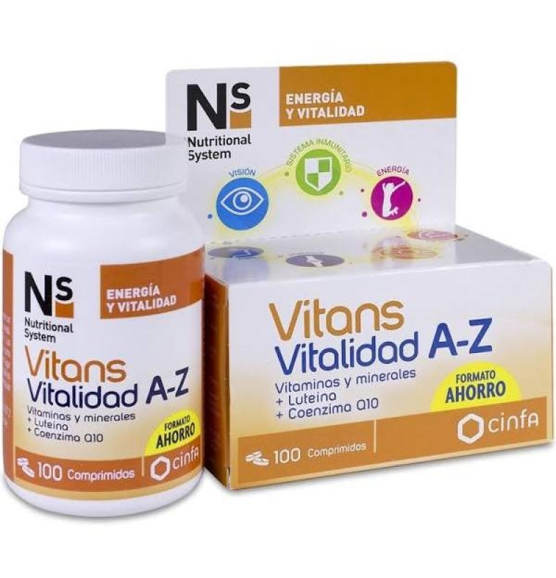 Ns Vitans Vitalidad a - Z (100 Comprimidos) - Cinfa S a