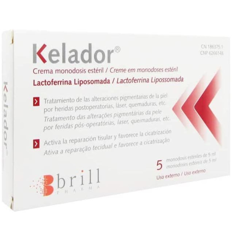 Kelador Crema Monodosis Esteril (5 X 5 ml) - Brill Pharma S.l