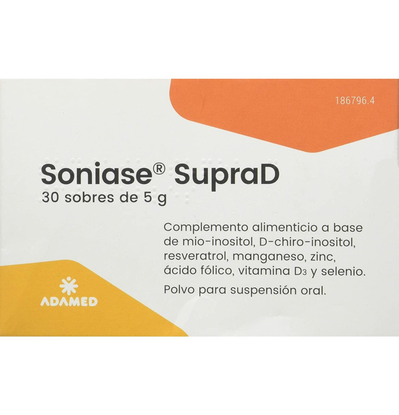 Soniase Supra D, 30 Sobres - Adamed Lab
