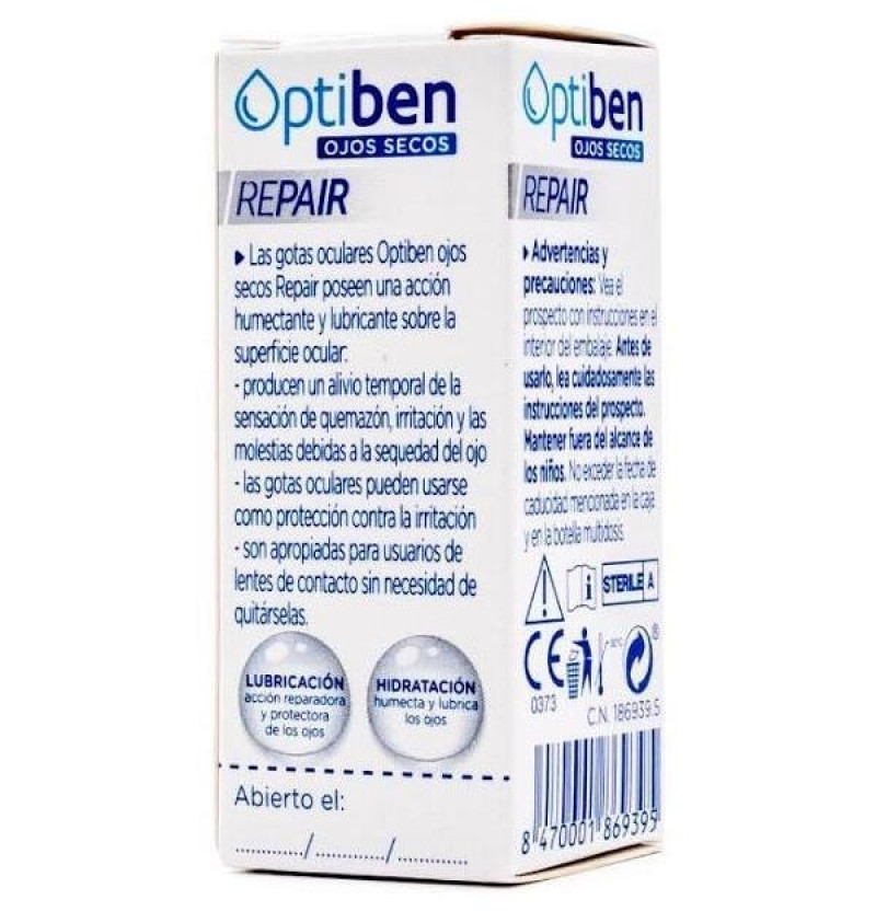 Optiben Ojos Secos Repair (1 Frasco 10 ml) - Cinfa S a