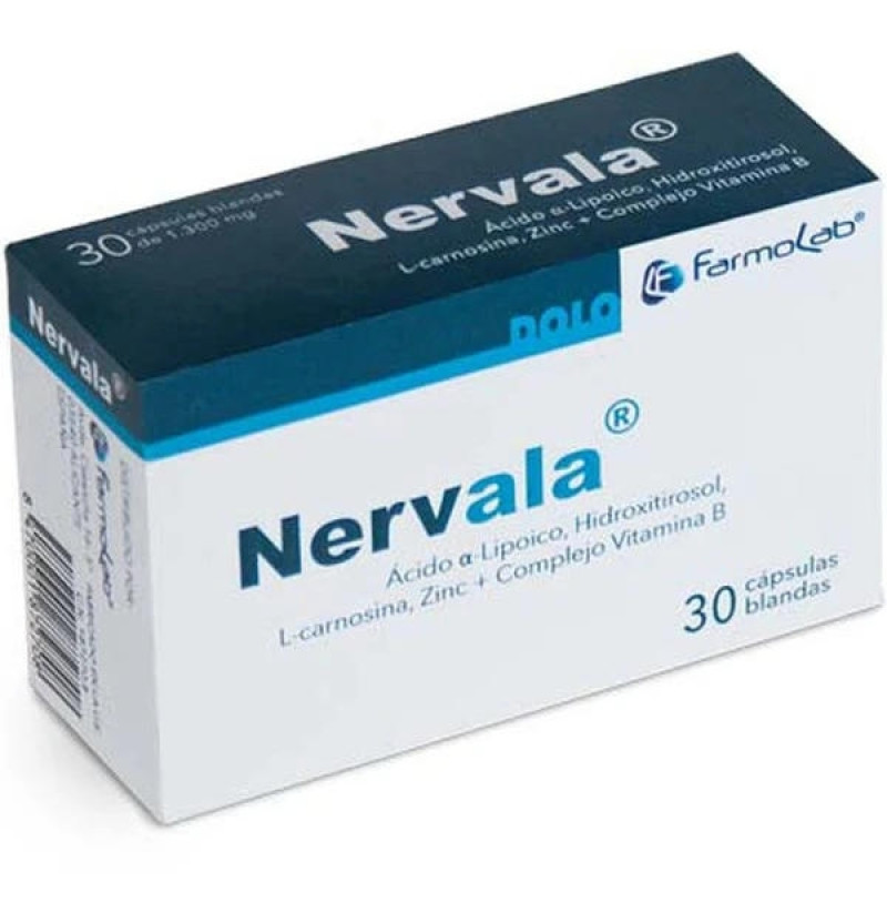 Nervala (30 Cápsulas) - Farmolab