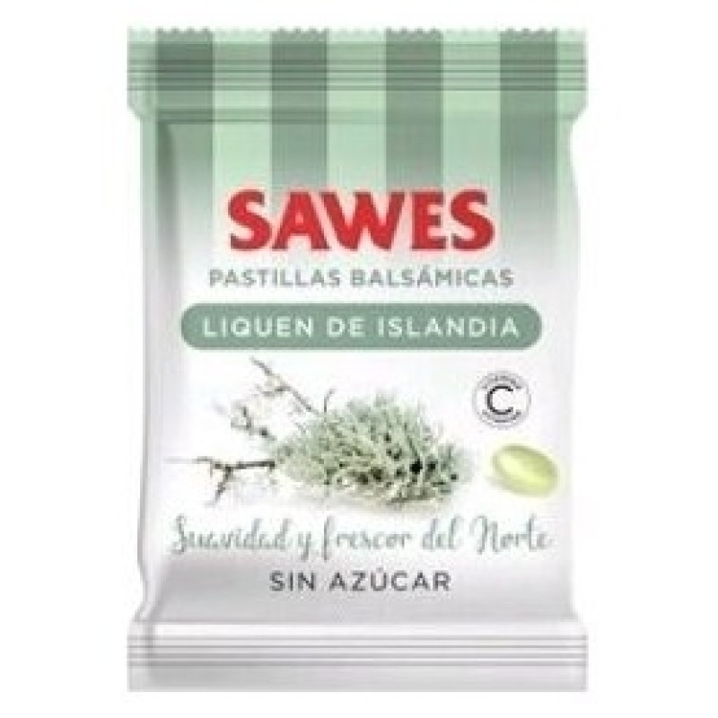 Sawes Caramelos De Liquen De Islandia Sin Azúcar 50G