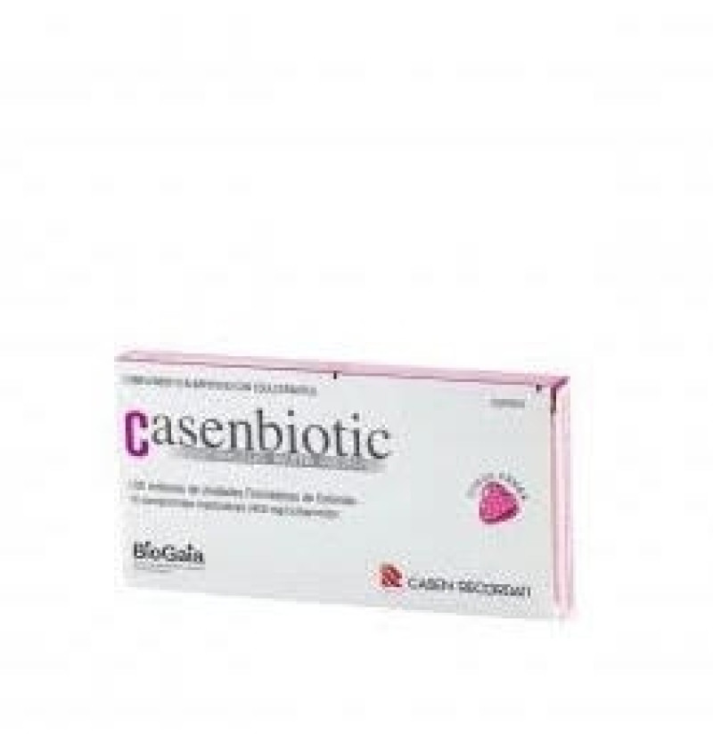 Casenbiotic (30 Comprimidos Sabor Fresa) - Casen Recordati